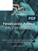 Informe Final Persecución Política en Venezuela