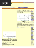 Deflection of Truss by Unit Load Method