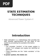 State Estimation Techniques