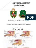 Defek Dinding Abdomen Anak