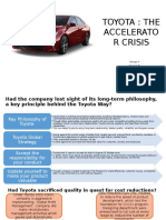 Group 4 - Toyota Accelerator Crisis