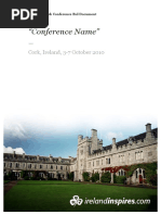 "Conference Name": Cork, Ireland, 3-7 October 2010