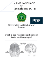 Brain and Language by Yudi Rahmatullah, M. PD: Universitas Mathlaul Anwar Banten