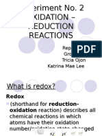 Expt 2 Oxidation Reduction Reactions