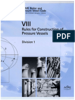 ASME Section VIII Rules For Construction of Pressure Vessels Division 1