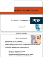 Dermofarmacie Si Cosmetologie Curs 7