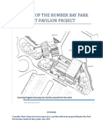 Timeline of The Humber Bay Park East Pavilion Project