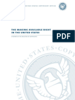 Making Available Right Report From U.S. Copyright Office