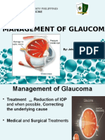 Management of Glaucoma