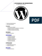 Manual de Manejo de Wordpress