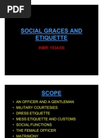 Social Graces and Etiquette