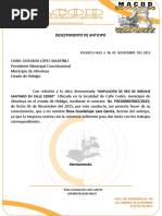 Oficios de Inicio y Termino de Obra