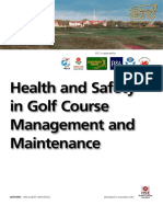 Golfcourse Health and Safety Management