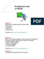 Computer Architecture and Organization MCQS