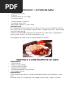 RECETAS Dieteticas