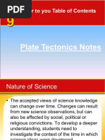 Plate Tectonics Lecture Notes