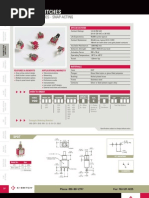 Series 700 Switches: Pushbutton Switches - Snap-Acting