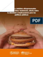 Alimentos Ultra Procesados OPS - OMS