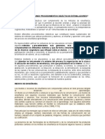 A Qué Le Denominamos Procedimientos Didácticos Estimuladores