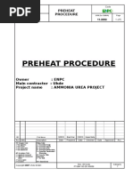 PT BM 183 DC 00008 Preheat Procedure