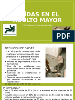 Caídas en El Adulto Mayor