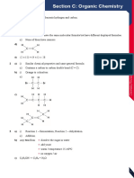 Section C: Organic Chemistry: 1 A) They Contain Only The Elements Hydrogen and Carbon. B) I)