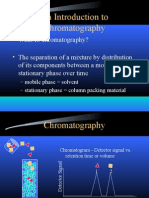 Introduction in Chromatography