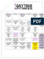 Main Class Schedule