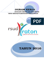 Program Kerja Penunjang 2016