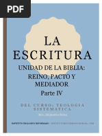 Teologia Sistematica - La Unidad de Las Escrituras - Reino, Pacto y Mediador - Parte IV