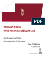 Proses Pembuatan & Pengujian Kapal