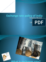 Exchange Rate Policy of India