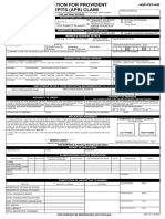 Application For Provident Benefits Claim (HQP-PFF-040, V02.1)