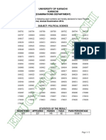 M.A. (Previous) External, Annual Examination 2014. 