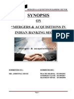 Capstone (M&a IN BANKS IN INDIA)