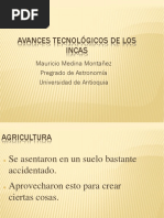 Unidad 2 Avances Tecnológicos de Los Incas - Mauricio Medina