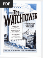 The Watchtower - 1951 Issues