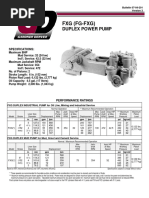 FXG (FG-FXG) : Duplex Power Pump