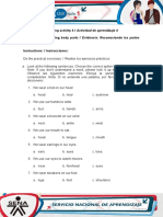 AA4-Evidence 2 Recognising Body Parts