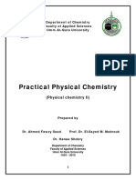 Practical Physical Chemistry Course