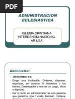 Administracion Eclesiatica