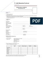 Formulir Identitas Pribadi