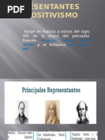 Representantes Del Positivismo.