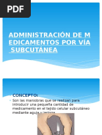 Administración de Medicamentos Por Vía Subcutánea