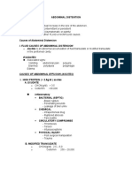 Abdominal Distention