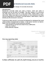 Advanced Structural Design - Slab Design