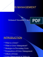 Crisis Management