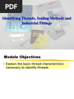 Threads and Sealing Methods