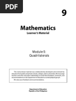 Grade 9 Math Module5 Quadrilaterals