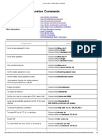 Cisco Router Configuration Commands